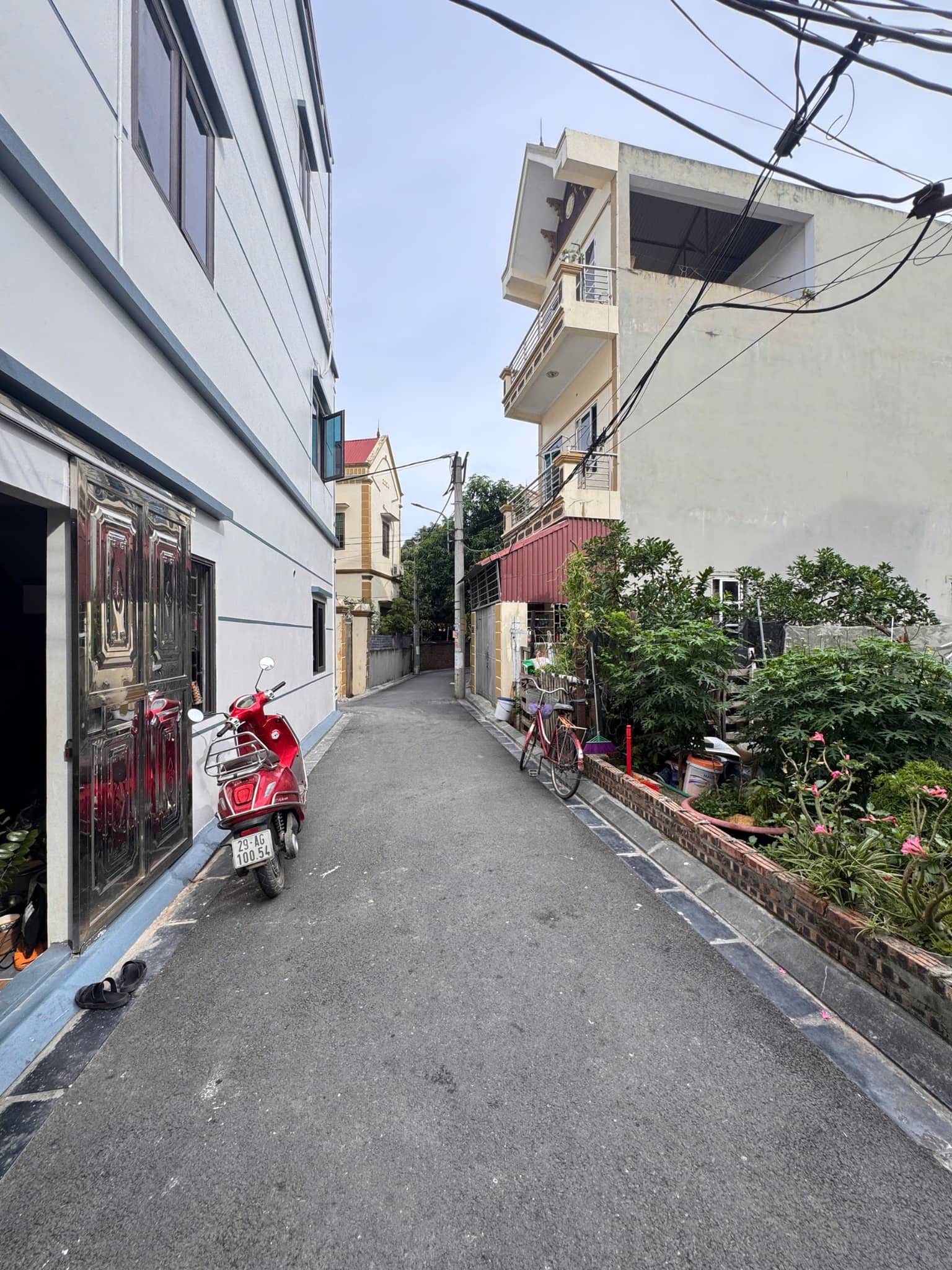 Bán Đất Lê Xá Mai Lâm Đông Anh 57,4m2 Hướng Tây - Đường 3m Ô Tô Đỗ Cửa 3